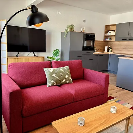 Superhosts Parkplatz - Zentrum - Terrasse - King-bett - Netflix Appartement