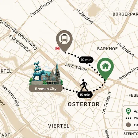 Superhosts Parkplatz - Zentrum - Terrasse - King-bett - Netflix Appartement