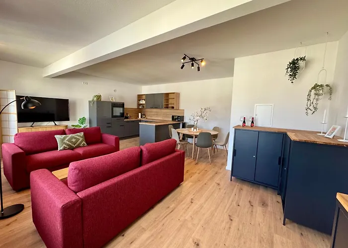 Lägenhet Superhosts Parkplatz - Zentrum - Terrasse - King-bett - Netflix Bremen