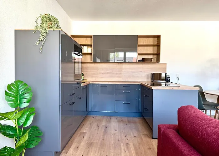 Superhosts Parkplatz - Zentrum - Terrasse - King-bett - Netflix Lägenhet